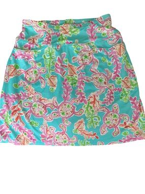 G Lifestyle   Aqua Printed Skort -XS